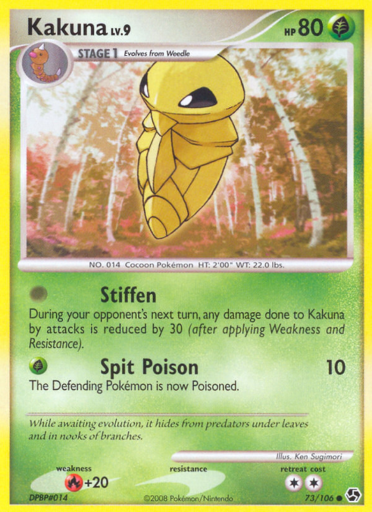 Kakuna 73/106 Common | Great Encounters | Pokemon Card