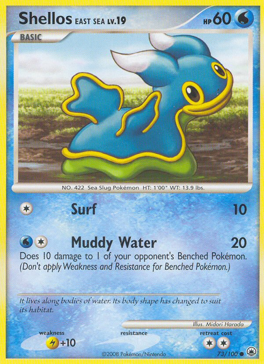 Shellos East Sea 73/100 Common | Majestic Dawn | Pokemon Card