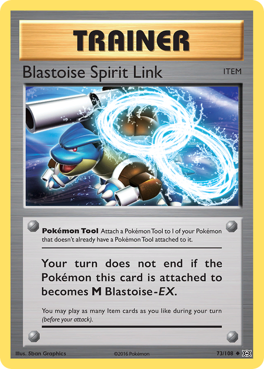 Blastoise Spirit Link 73/108 Uncommon | Evolutions | Pokemon Card