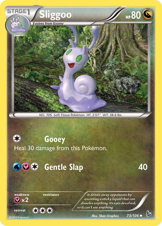 Sliggoo 73/106 Uncommon | Flashfire | Pokemon Card