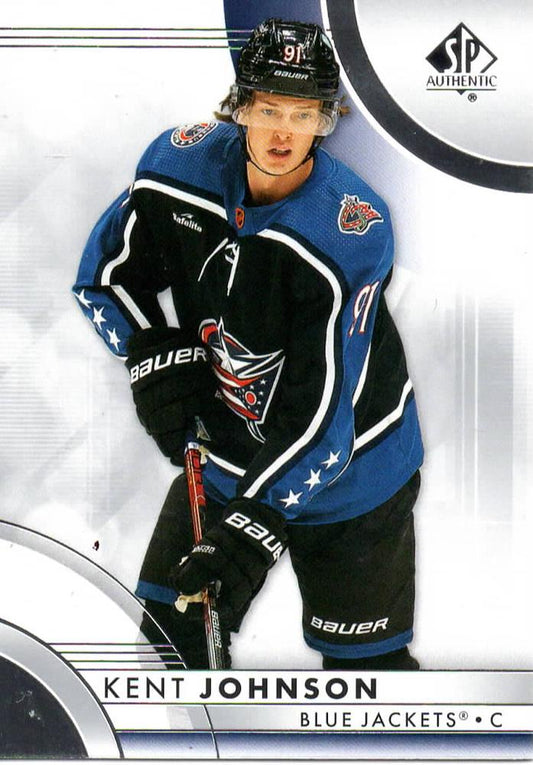 Kent Johnson #74 Columbus Blue Jackets | 2023-24 SP Authentic | NHL Trading Card