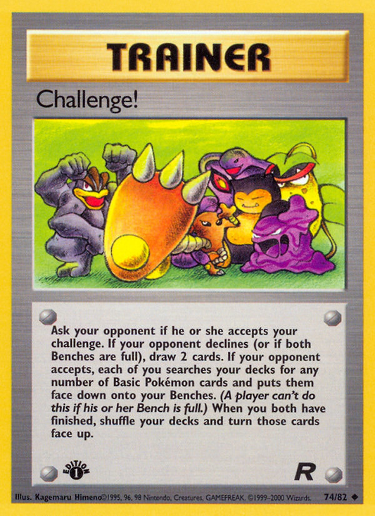 Challenge! 74/82 Uncommon | Team Rocket | Pokemon Card