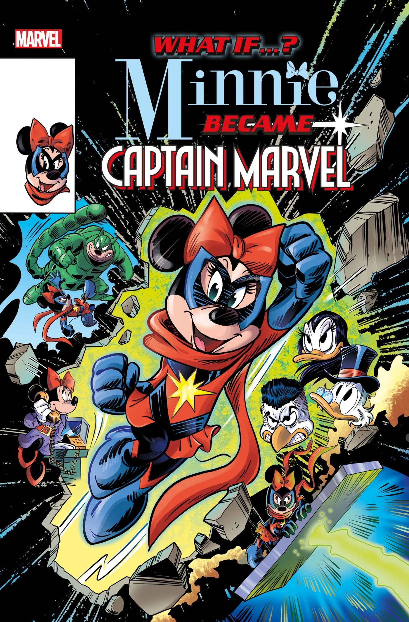Marvel & Disney: What If...? Minnie Became Captain Marvel #1 | Standard | Marvel Comics | NEW Comic Book