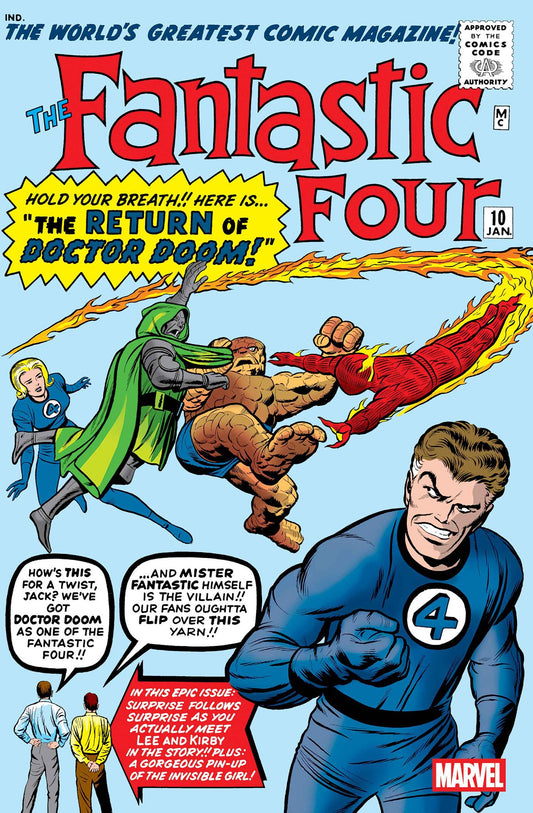 Fantastic Four #10 Facsimile Edition | Standard | Marvel Comics | NEW Comic Book