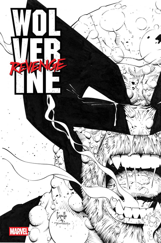 Wolverine: Revenge - Red Band: Raw - Black & White Edition #4 | Standard | Marvel Comics | NEW Comic Book