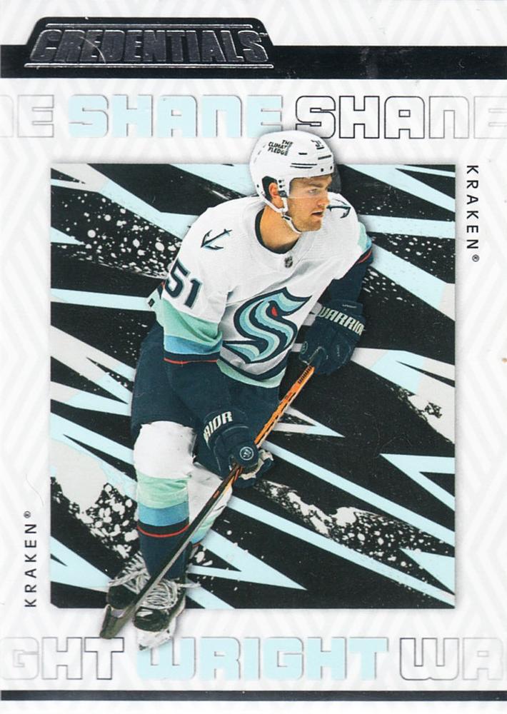 Shane Wright #75 Seattle Kraken | 2023-24 Upper Deck Credentials | NHL Trading Card