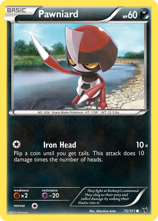 Pawniard 75/101 Common | Noble Victories | Pokemon Card