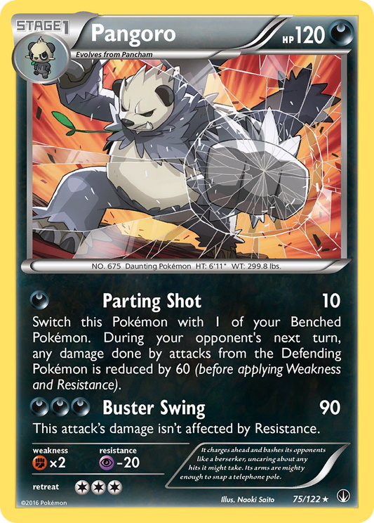 Pangoro 75/122 Rare | BREAKpoint | Pokemon Card