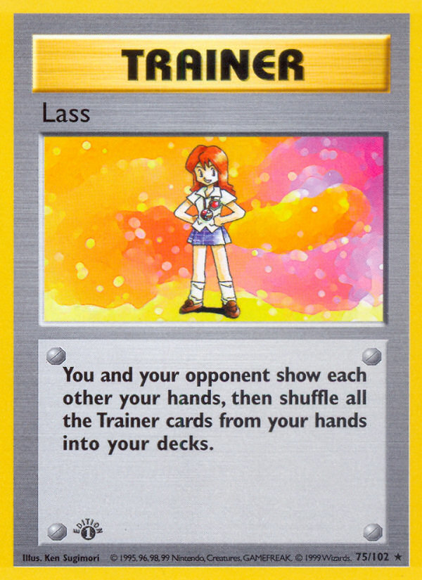 Lass 75/102 Rare | Base | Pokemon Card