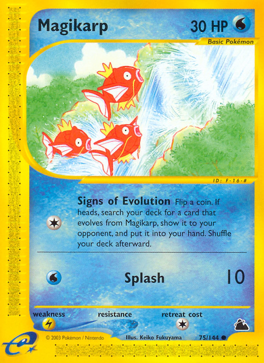 Magikarp 75/144 Common | Skyridge | Pokemon Card