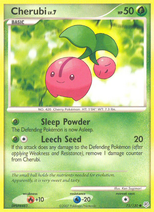 Cherubi 75/130 Common | Diamond & Pearl | Pokemon Card