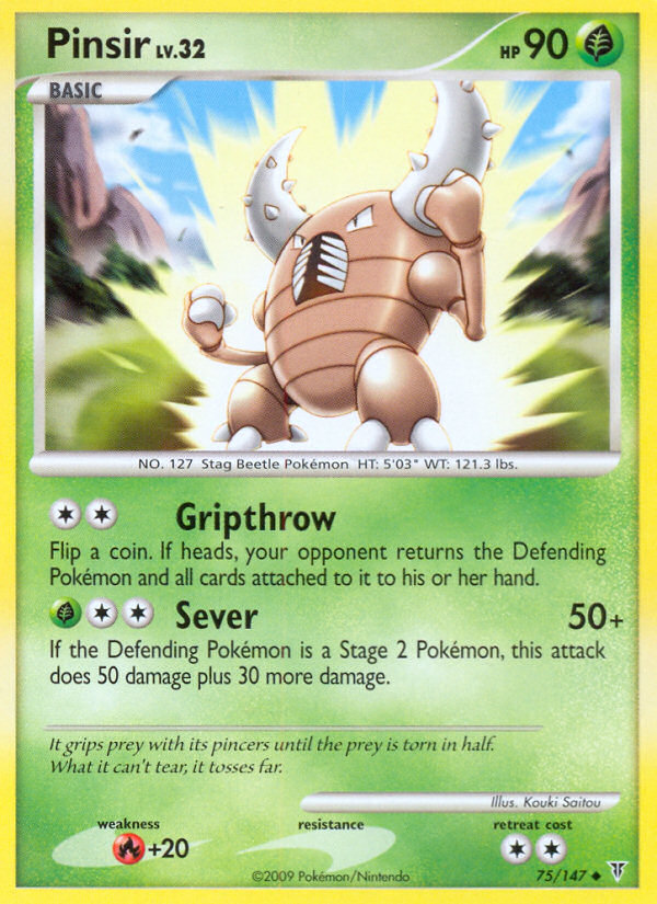 Pinsir 75/147 Uncommon | Supreme Victors | Pokemon Card
