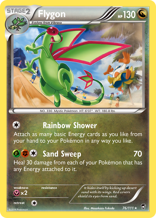 Flygon 76/111 Rare | Furious Fists | Pokemon Card