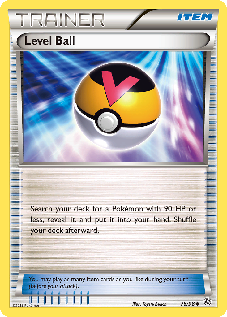 Level Ball 76/98 Uncommon | Ancient Origins | Pokemon Card