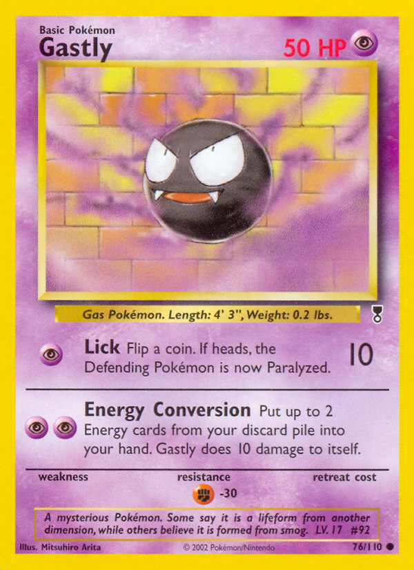 Gastly 76/110 Common | Legendary Collection | Pokemon Card