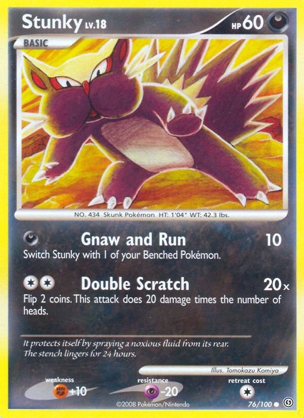 Stunky 76/100 Common | Stormfront | Pokemon Card