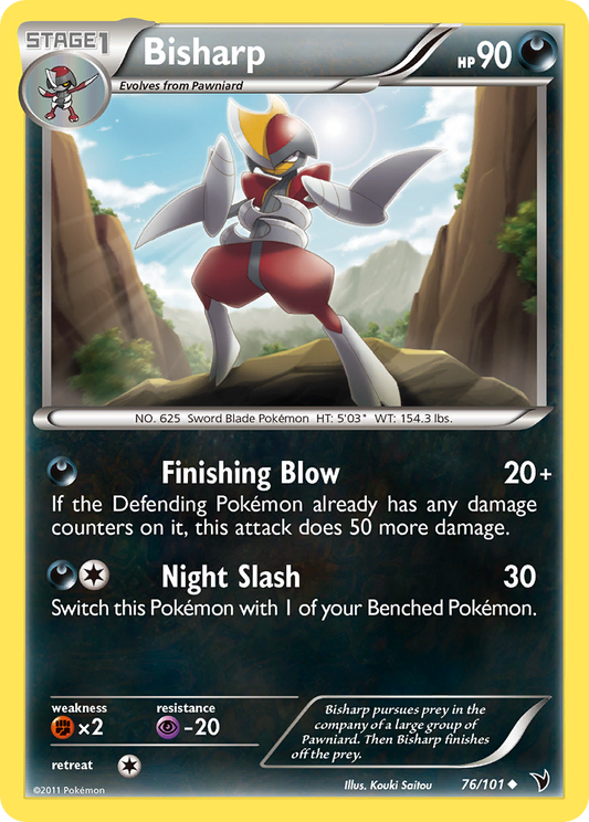Bisharp 76/101 Uncommon | Noble Victories | Pokemon Card