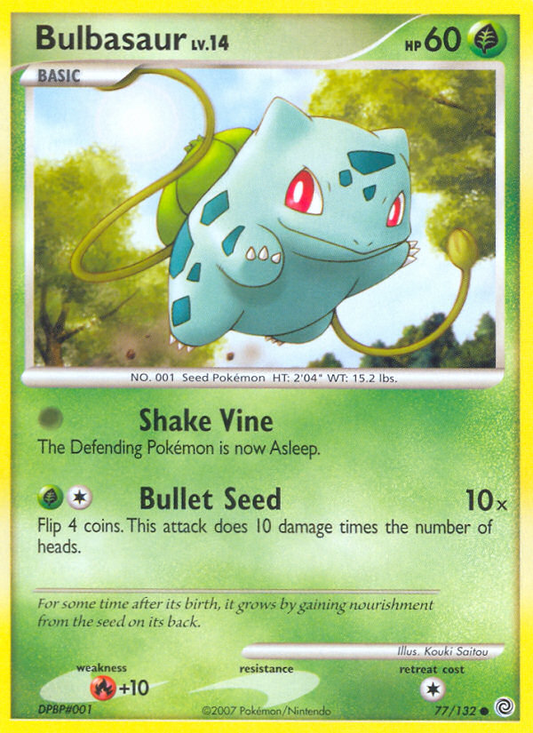 Bulbasaur 77/132 Common | Secret Wonders | Pokemon Card