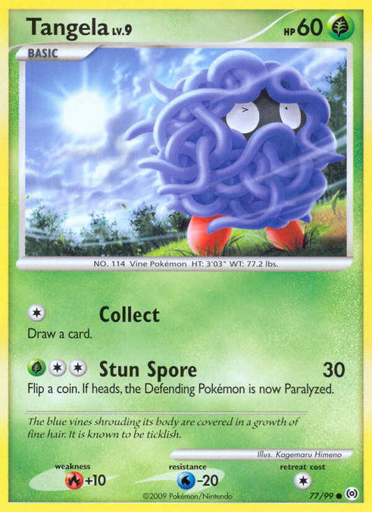 Tangela 77/99 Common | Arceus | Pokemon Card