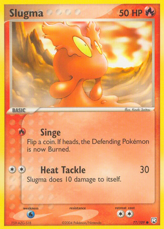 Slugma 77/109 Common | Team Rocket Returns | Pokemon Card