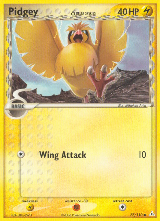 Pidgey δ 77/110 Common | Holon Phantoms | Pokemon Card