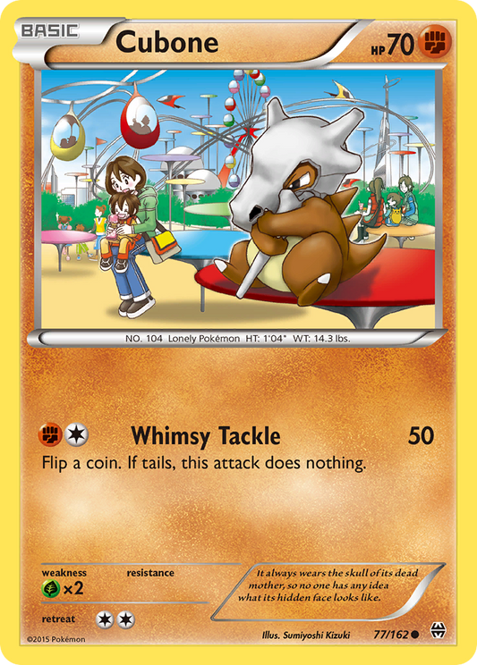 Cubone 77/162 Common | BREAKthrough | Pokemon Card
