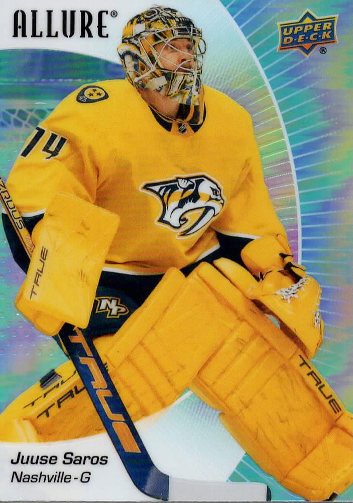 Juuse Saros #78 Nashville Predators | 2023-24 Upper Deck Allure | NHL Trading Card