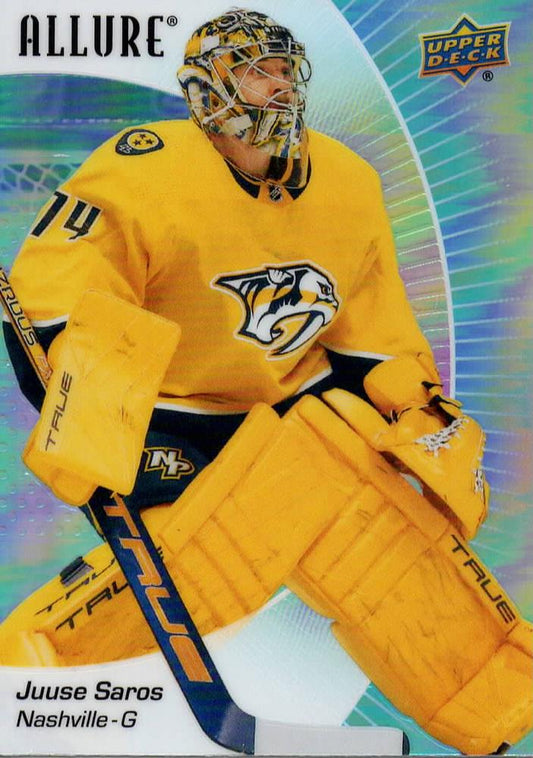 Juuse Saros #78 Nashville Predators | 2023-24 Upper Deck Allure | NHL Trading Card