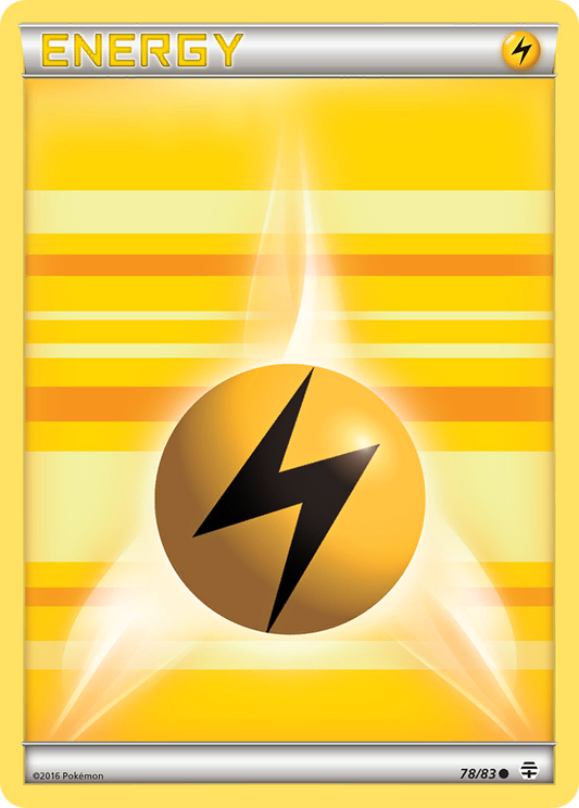 Lightning Energy 78/83 Common | Generations | Pokemon Card