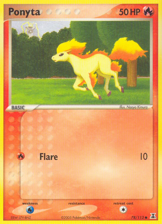 Ponyta 78/113 Common | Delta Species | Pokemon Card