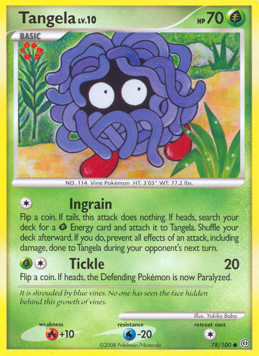 Tangela 78/100 Common | Stormfront | Pokemon Card