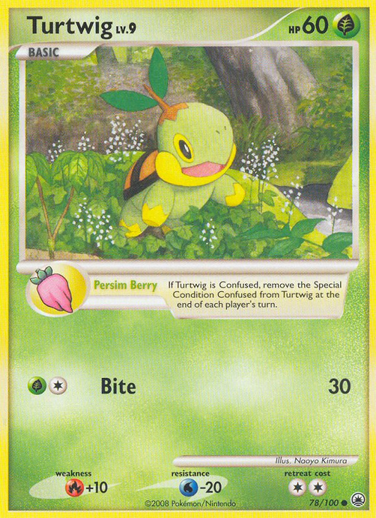 Turtwig 78/100 Common | Majestic Dawn | Pokemon Card