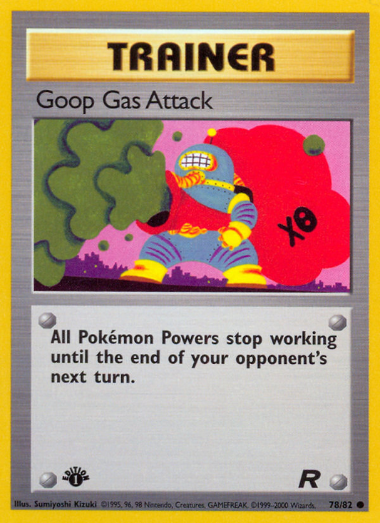 Goop Gas Attack 78/82 Common | Team Rocket | Pokemon Card