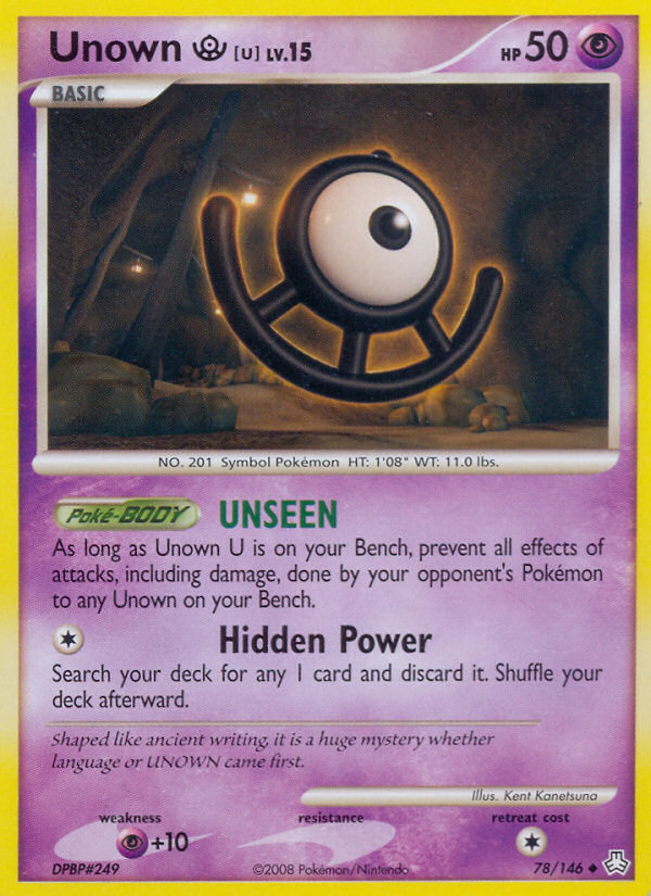 Unown [U] 78/146 Uncommon | Legends Awakened | Pokemon Card