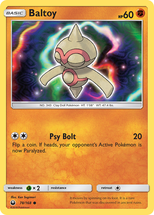 Baltoy 78/168 Common | Celestial Storm | Pokemon Card