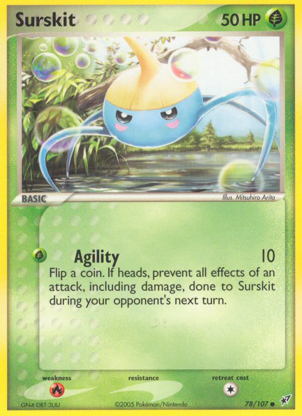 Surskit 78/107 Common | Deoxys | Pokemon Card