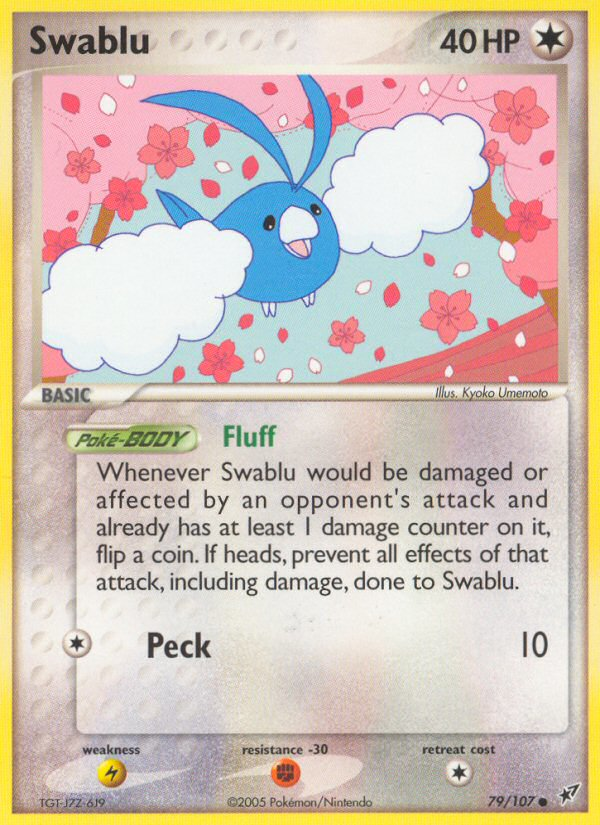 Swablu 79/107 Common | Deoxys | Pokemon Card