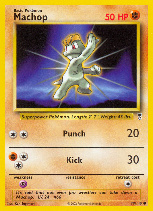 Machop 79/110 Common | Legendary Collection | Pokemon Card