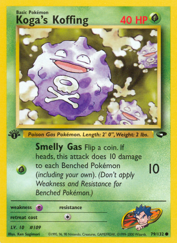 Koga's Koffing 79/132 Common | Gym Challenge | Pokemon Card
