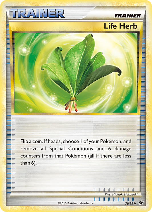 Life Herb 79/95 Uncommon | HS—Unleashed | Pokemon Card
