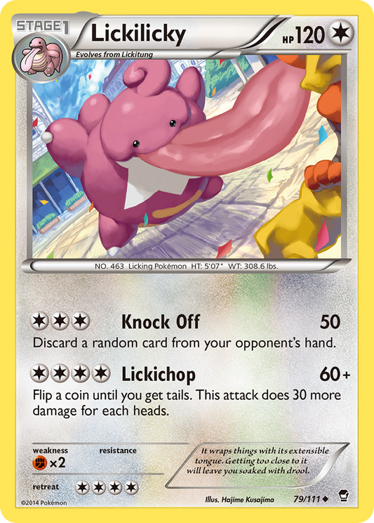 Lickilicky 79/111 Uncommon | Furious Fists | Pokemon Card