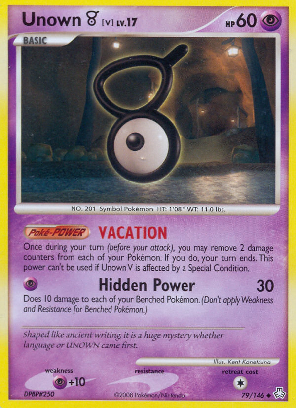 Unown [V] 79/146 Uncommon | Legends Awakened | Pokemon Card