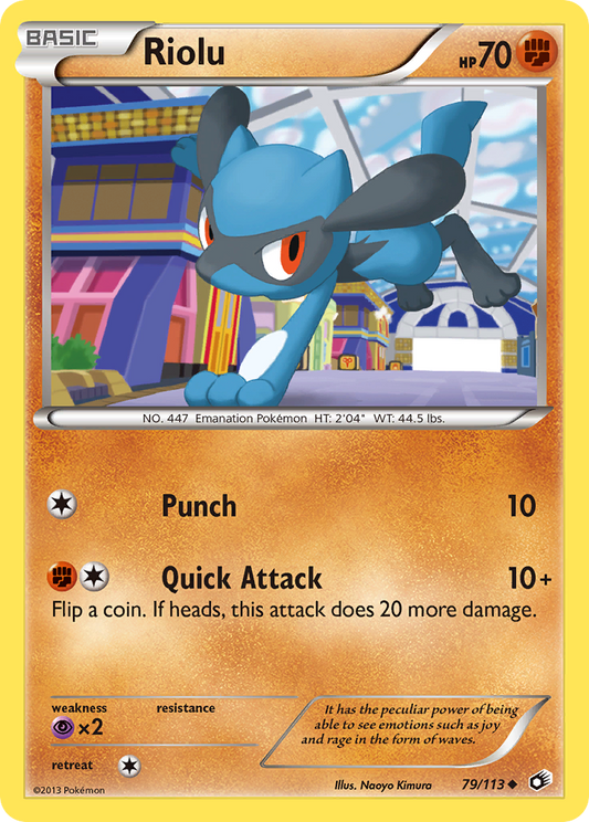Riolu 79/113 Uncommon | Legendary Treasures | Pokemon Card