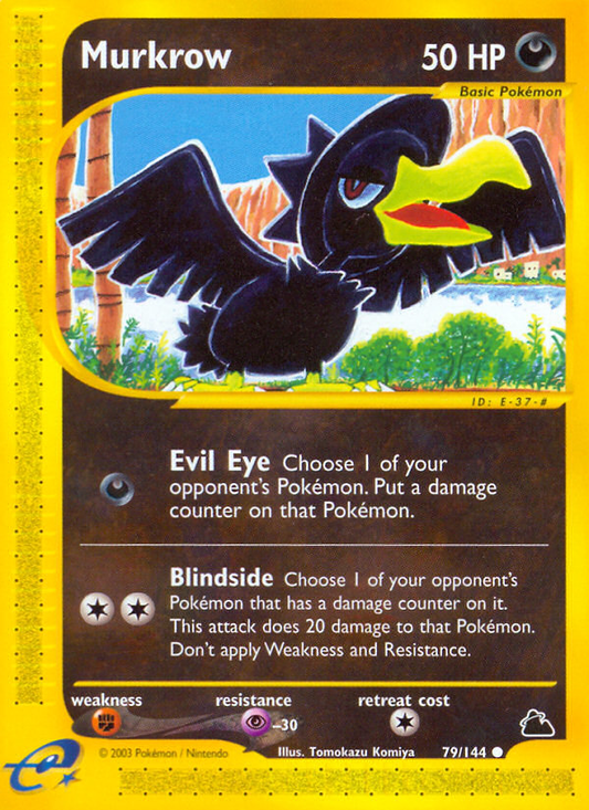 Murkrow 79/144 Common | Skyridge | Pokemon Card