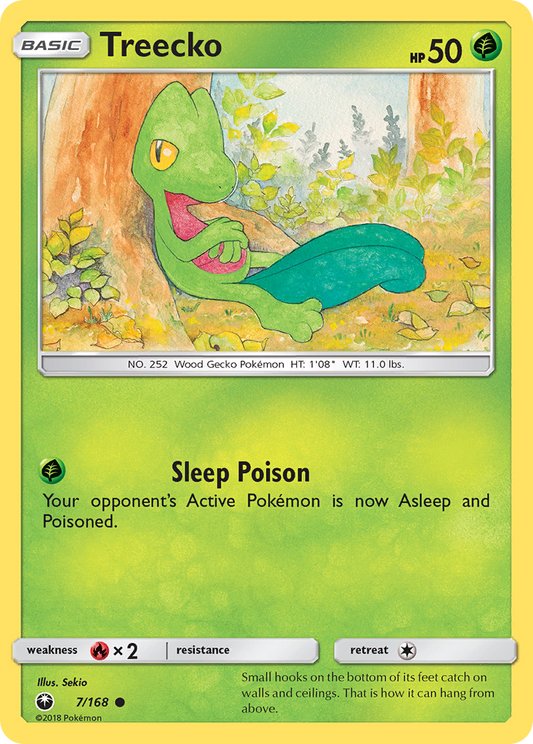 Treecko 7/168 Common | Celestial Storm | Pokemon Card