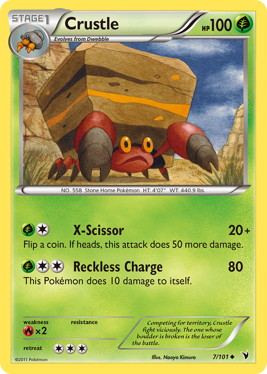 Crustle 7/101 Uncommon | Noble Victories | Pokemon Card