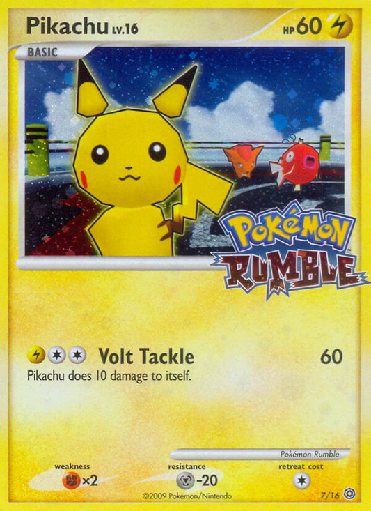 Pikachu 7/16  | Pokémon Rumble | Pokemon Card