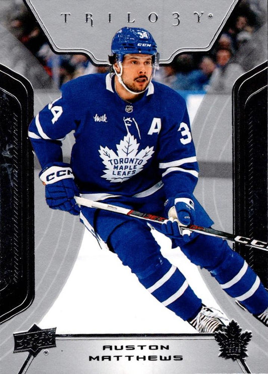 Auston Matthews #80 Toronto Maple Leafs | 2023-24 Upper Deck Trilogy | NHL Trading Card