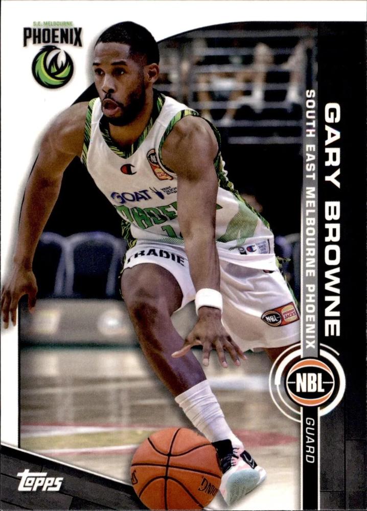 Gary Browne #80 S.E. Melbourne Phoenix | 2023-24 Topps NBL | NBL Trading Card