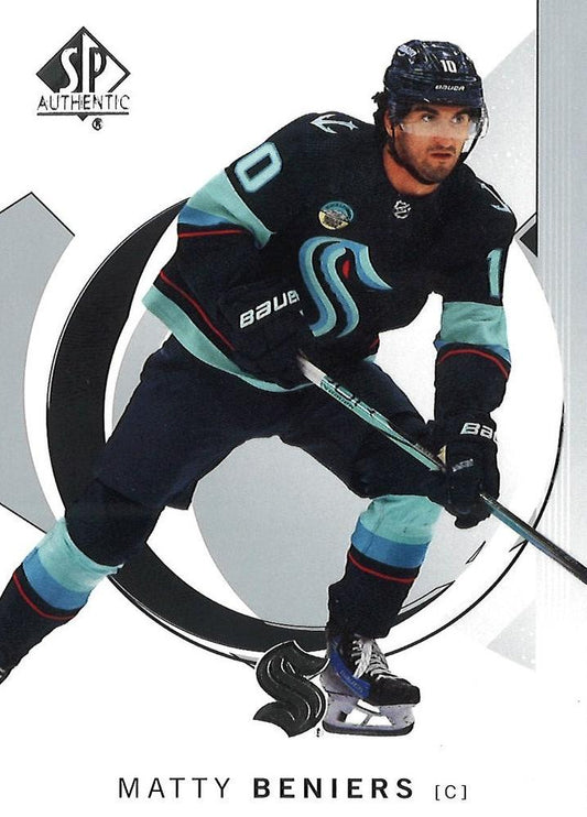 Matty Beniers #80 Seattle Kraken | 2024-25 SP Authentic | NHL Trading Card